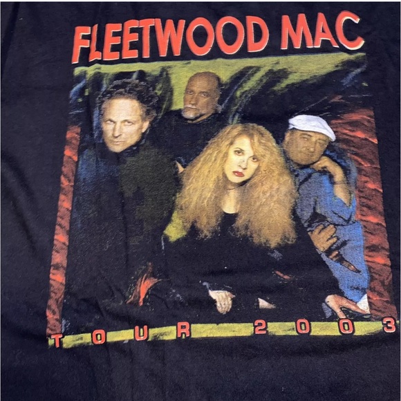 Fleetwood Mac Vintage 2003 Say You Will Tour Concert Promo XL Black T-Shirt READ - Picture 2 of 8